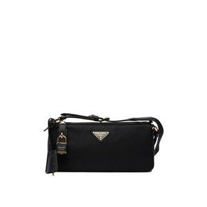 PRADA bags black Business Borsa a spalla small in Re Nylon